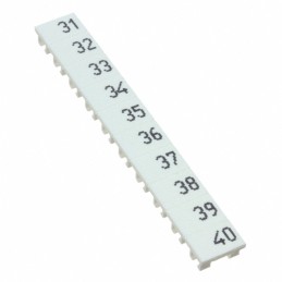 10 pcs : XW5Z-S4.0LB-31-40 - TB LABEL 4MM MARKING 31-40