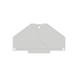 10 pcs : 1211450000 - CONN TERM BLK END PLATE RAIL GRY