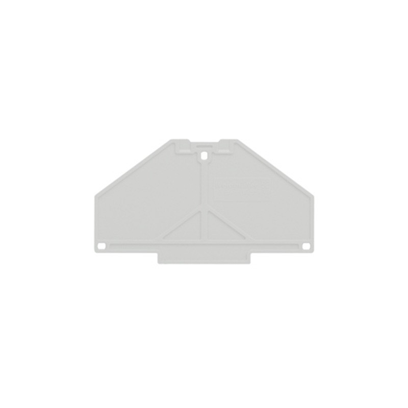 10 pcs : 1211450000 - CONN TERM BLK END PLATE RAIL GRY