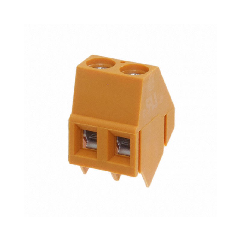 10 pcs : 1716120000 - TERM BLOCK 2POS 45DEG 5.08MM PCB