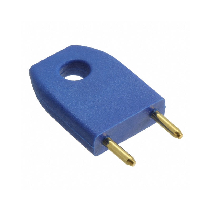 10 pcs : D3087-97 - INSULATED PLUG BLUE
