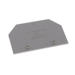 10 pcs : C905222600 - CONN TERM BLK END PLATE BEIGE