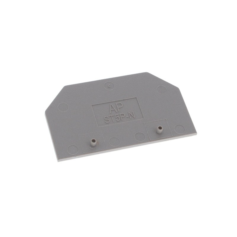 10 pcs : C905222600 - CONN TERM BLK END PLATE BEIGE