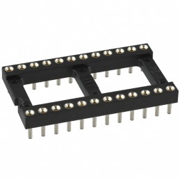 10 pcs : 115-47-624-41-001000 - CONN IC DIP SOCKET 24POS GOLD