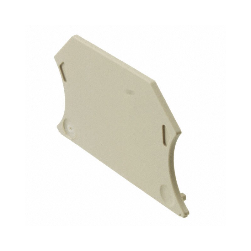 10 pcs : 1050000000 - CONN TERM BLK END PLATE RAIL BG