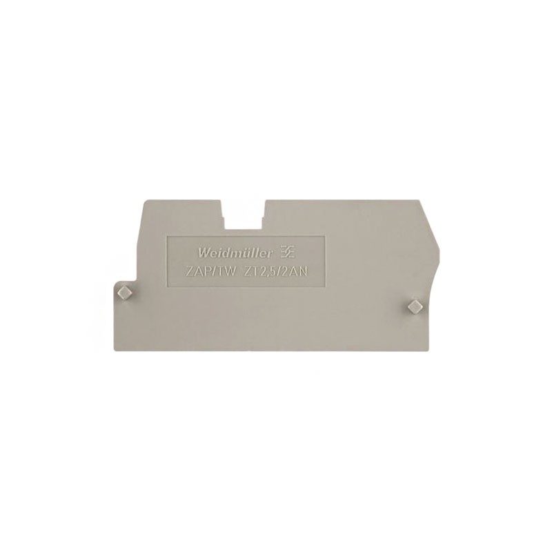 10 pcs : 1816030000 - CONN TERM BLK END PLATE BEIGE