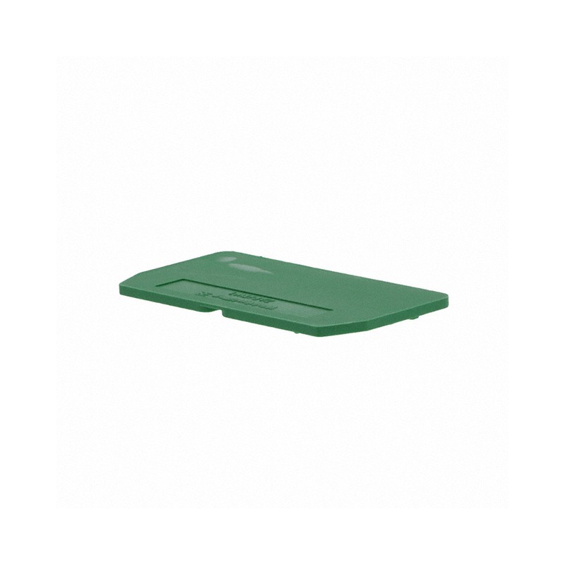 10 pcs : 1683680000 - CONN TERM BLK END PLATE RAIL GRN