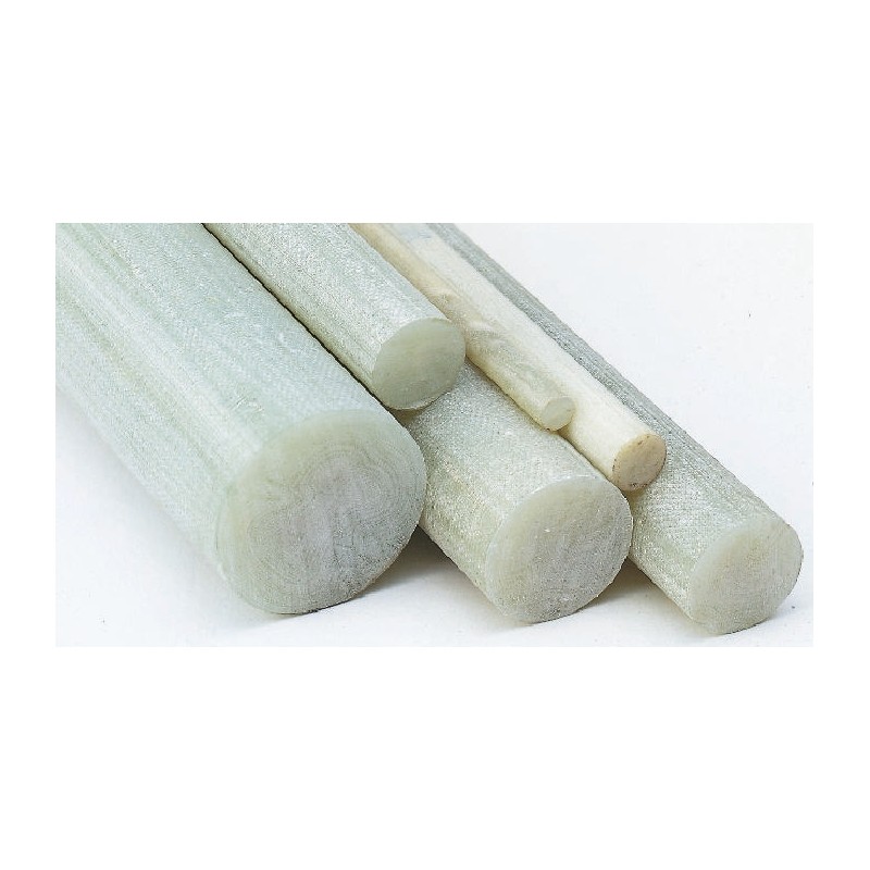 1 Lot of 2 - Tufnol® Natural Glass Fibre Laminated Plastic, 1.17m x 10mm Diameter