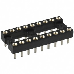 10 pcs : 115-47-318-41-003000 - CONN IC DIP SOCKET 18POS GOLD