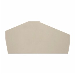 10 pcs : 1807010000 - CONN TERM BLK END PLATE BEIGE