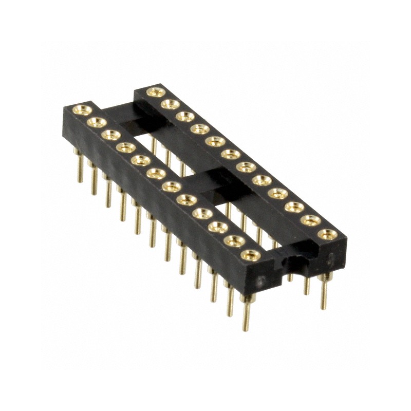 10 pcs : SA243040 - CONN IC DIP SOCKET 24POS GOLD