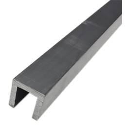 1 Lot of 2 - HE30TF Aluminium Metal Channel 1m x 2in x 2in x 1/4in