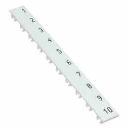 10 pcs : XW5Z-S6.0LB-1-10 - TB LABEL 6MM MARKING 1-10