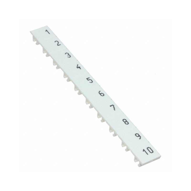 10 pcs : XW5Z-S6.0LB-1-10 - TB LABEL 6MM MARKING 1-10