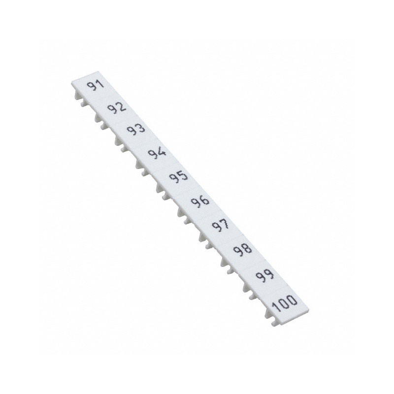 10 pcs : XW5Z-S6.0LB-91-100 - TB LABEL 6MM MARKING 91-100