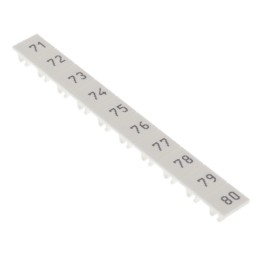 10 pcs : XW5Z-S6.0LB-71-80 - TB LABEL 6MM MARKING 71-80