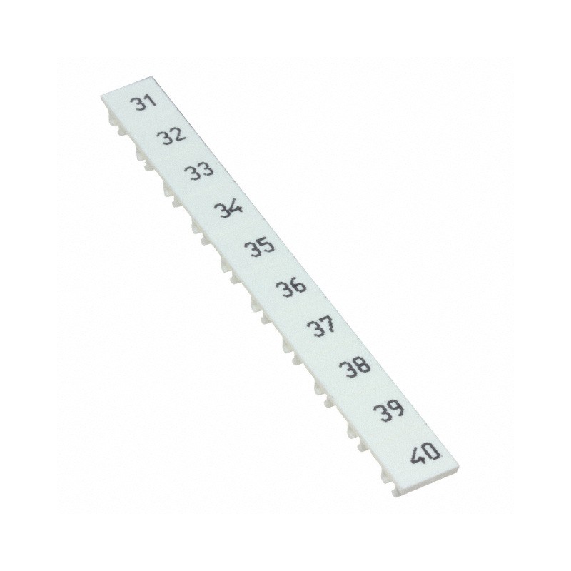 10 pcs : XW5Z-S6.0LB-31-40 - TB LABEL 6MM MARKING 31-40
