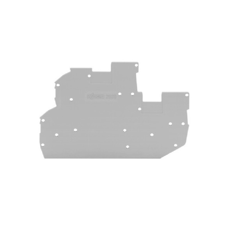 10 pcs : 2020-2291 - END AND INTERMEDIATE PLATE 1 MM