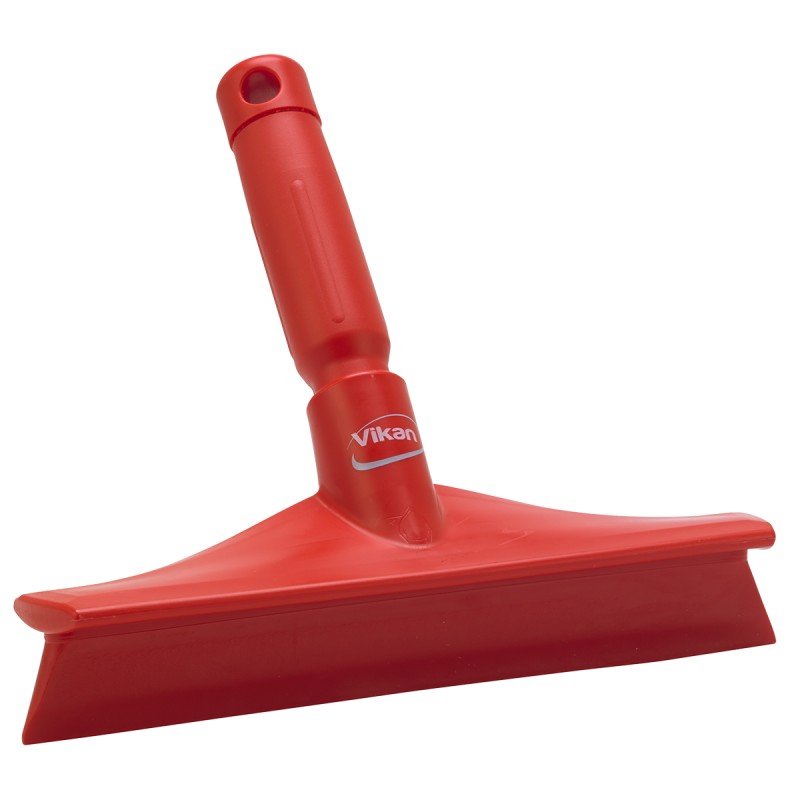 1 pcs - Vikan Red Squeegee, 104mm x 245mm x 50mm, for Food Preparation Surfaces
