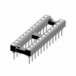 10 pcs : 110-87-324-41-001101 - CONN IC DIP SOCKET 24POS GOLD