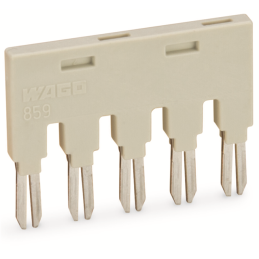 10 pcs : 859-405/000-005 - PUSH-IN TYPE JUMPER BAR 5-WAY