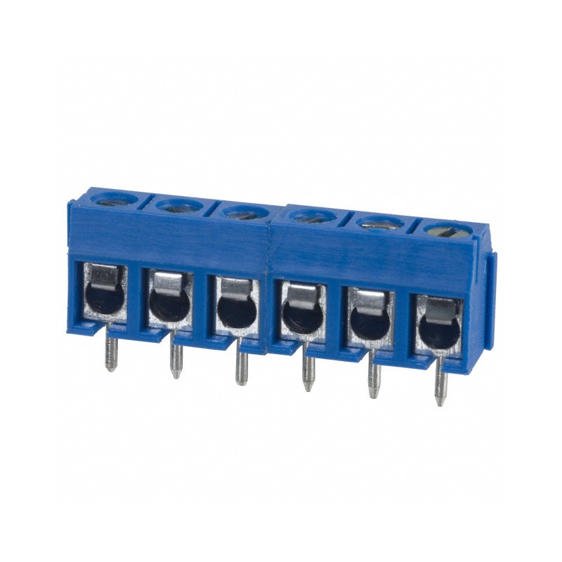 10 pcs : OSTTC062162 - TERM BLK 6P SIDE ENT 5.08MM PCB