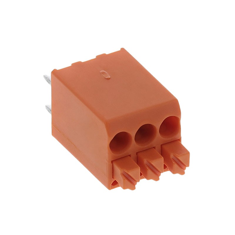10 pcs : 735-123 - PCB TERMINAL BLOCK PUSH-BUTTON