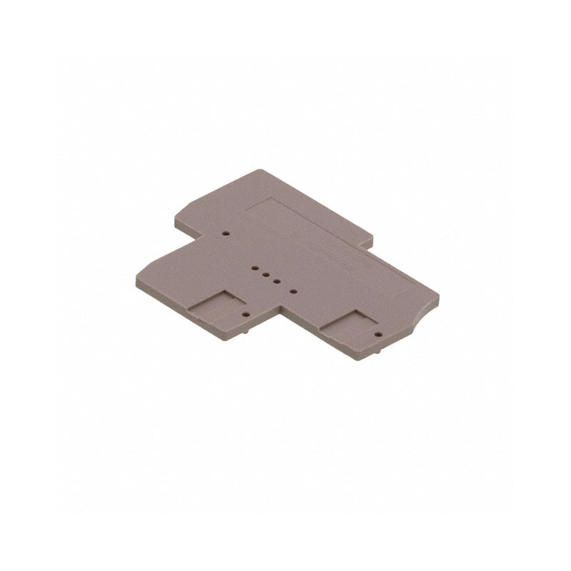 10 pcs : 1070100000 - CONN TERM BLK END PLATE RAIL BLU