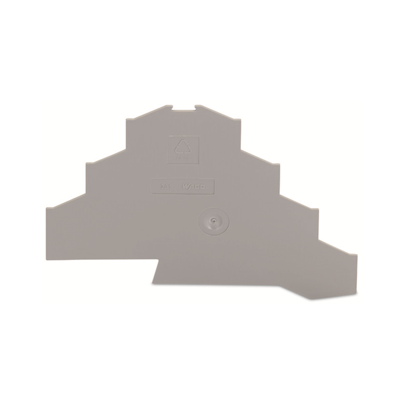 10 pcs : 281-365 - END AND INTERMEDIATE PLATE 1 MM