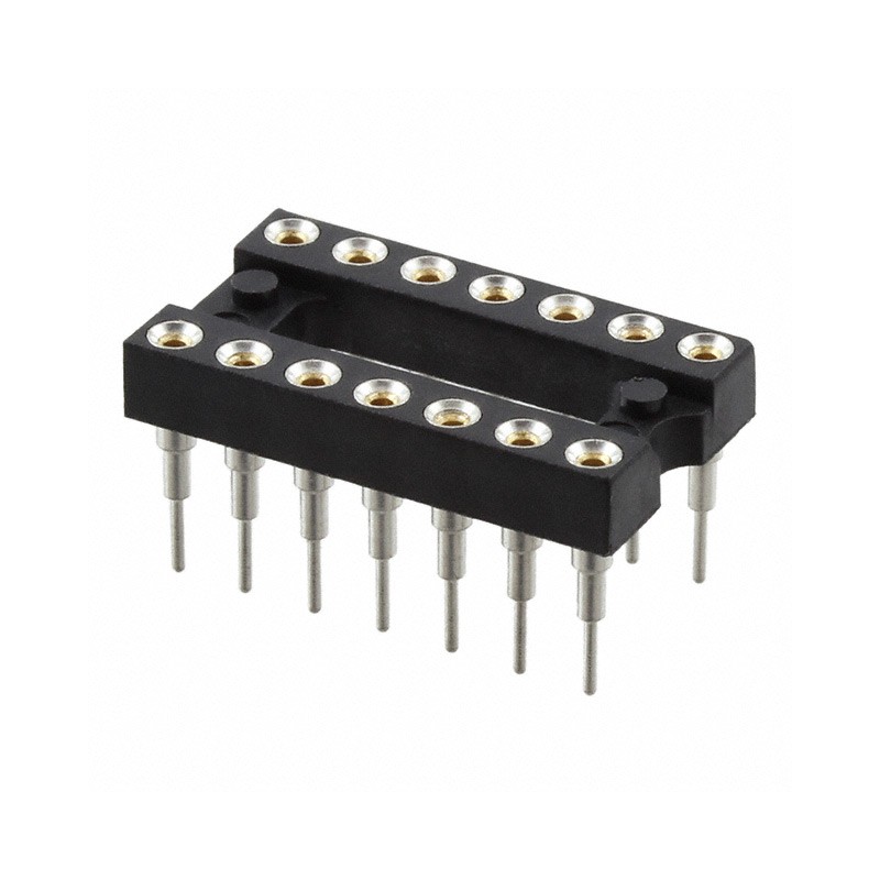 10 pcs : 116-47-314-41-006000 - CONN IC DIP SOCKET 14POS GOLD