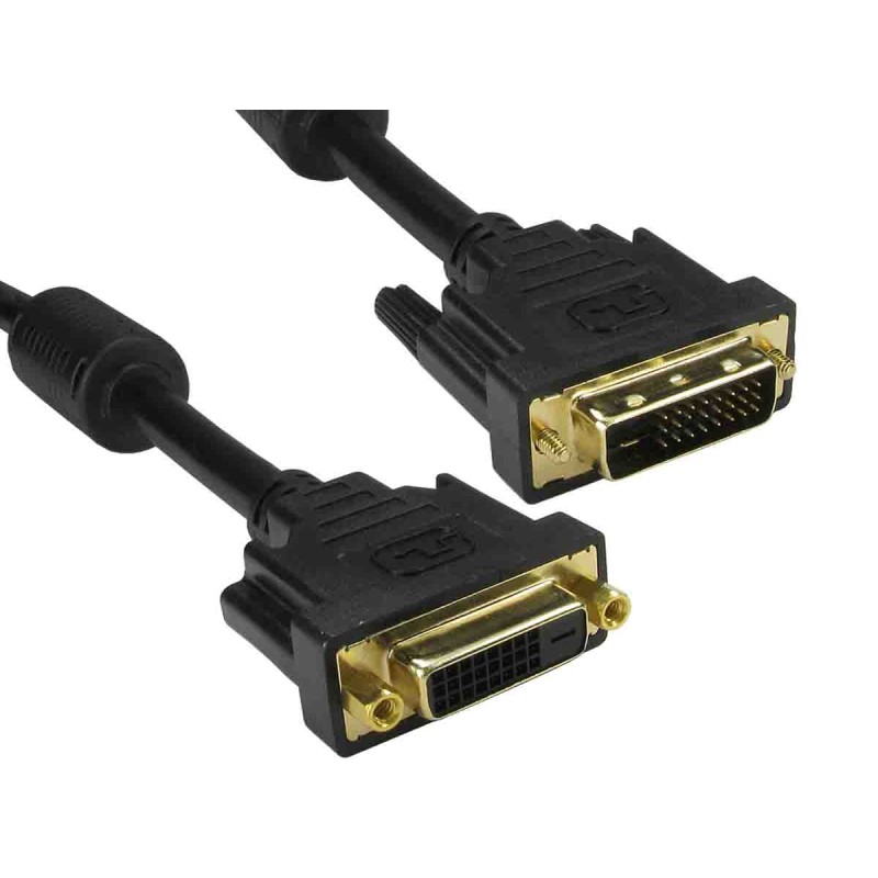 1 pcs - RS PRO, Male DVI-D Dual Link to Female DVI-D Dual Link Cable, 5m