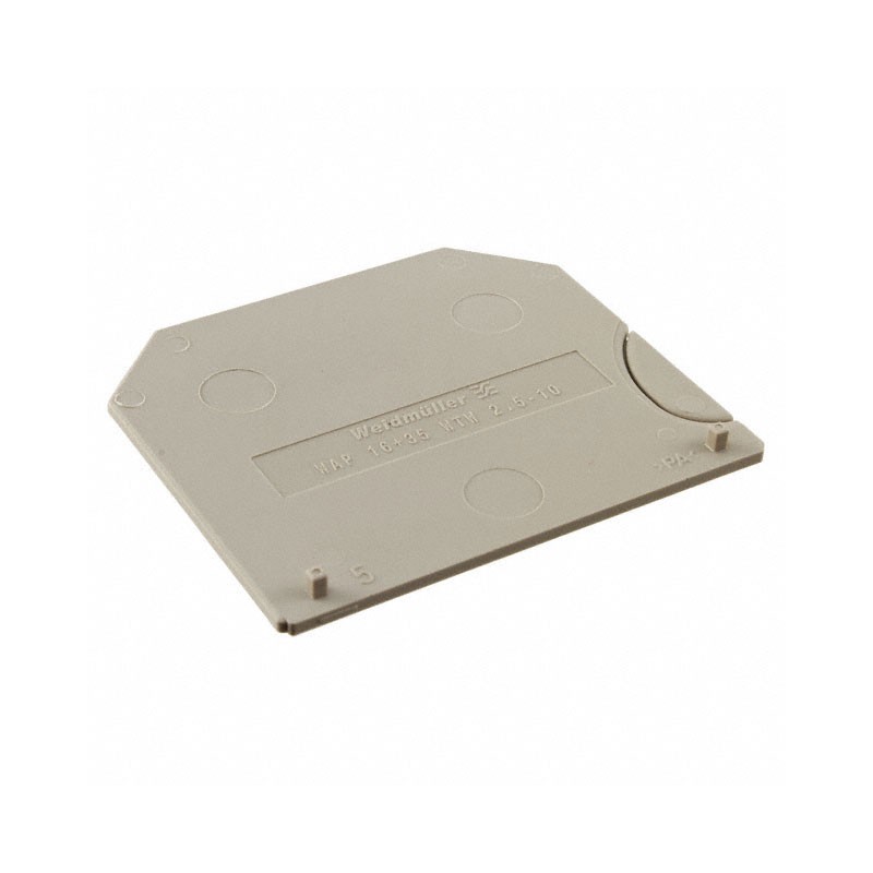 10 pcs : 1050100000 - CONN TERM BLK END PLATE RAIL BG