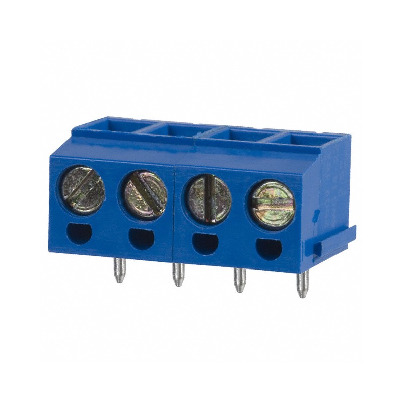 10 pcs : OSTTB042161 - TERM BLK 4POS TOP ENT 5.08MM PCB