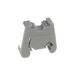 10 pcs : 249-101 - SCREWLESS END STOP 6 MM WIDE F