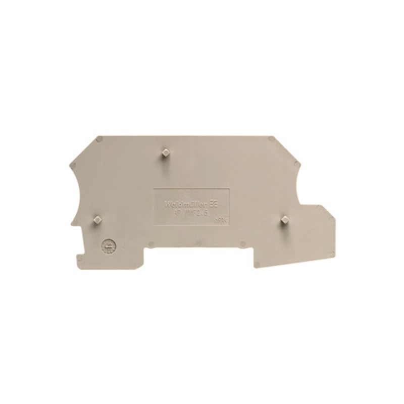 10 pcs : 1142990000 - CONN TERM BLK END PLATE BEIGE