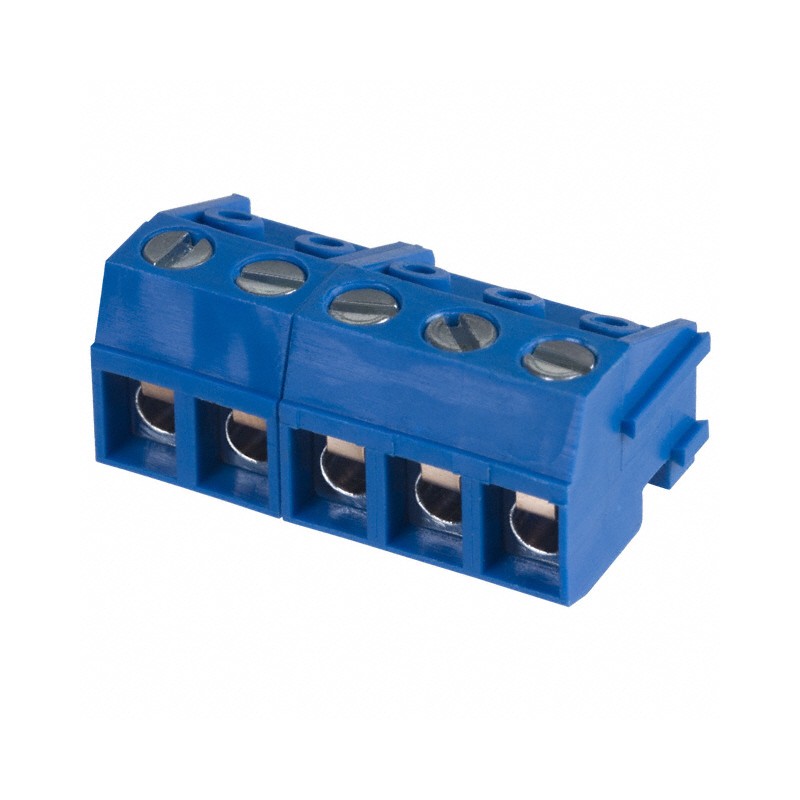 10 pcs : OSTTH050160 - TERM BLOCK PLUG 5POS 90DEG 5MM
