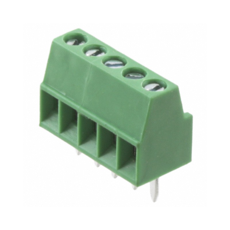 10 pcs : OSTVN05A150 - TERM BLK 5P SIDE ENT 2.54MM PCB