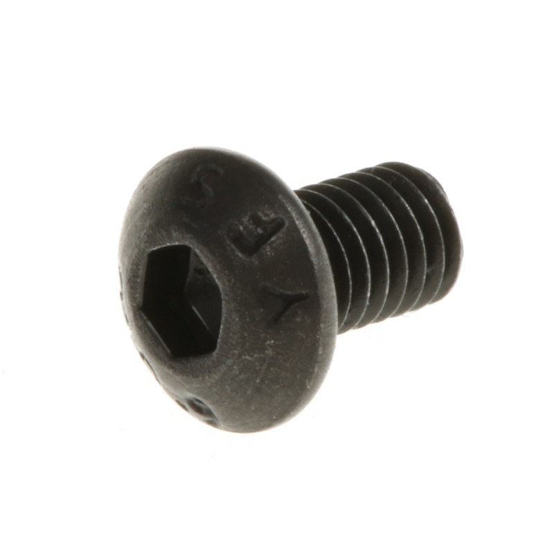 1 Bag of 100 - RS PRO Black, Self-Colour Steel Hex Socket Button Screw, ISO 7380, M3 x 5mm
