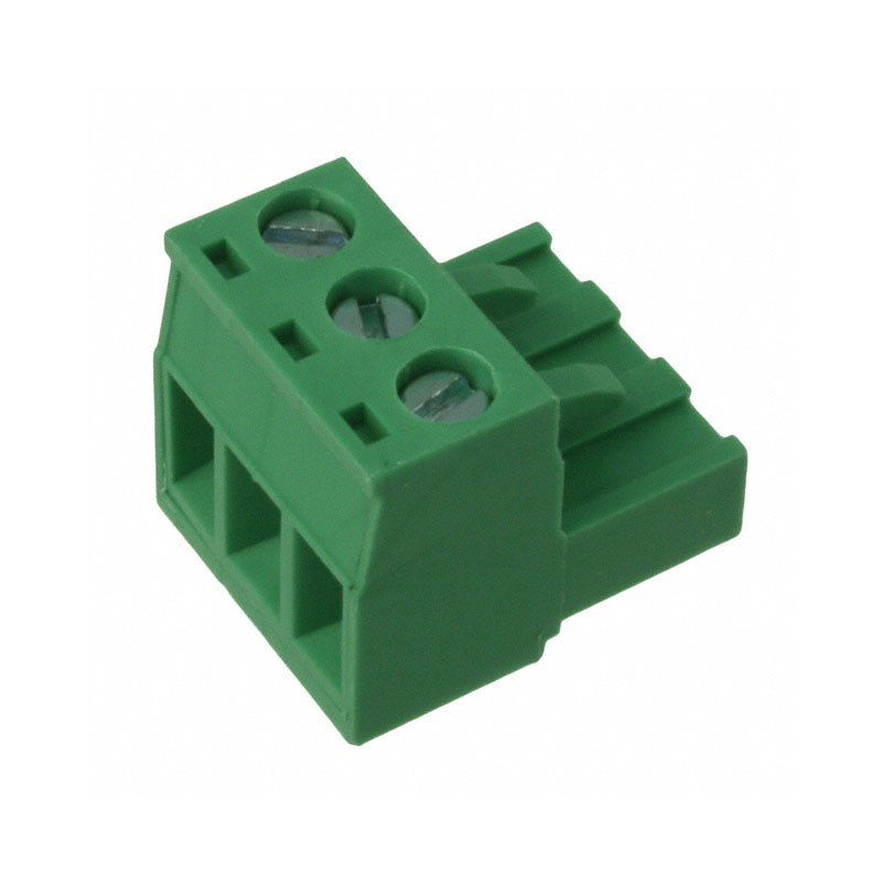 10 pcs : OSTTJ037150 - TERM BLOCK PLUG 3POS STR 5MM