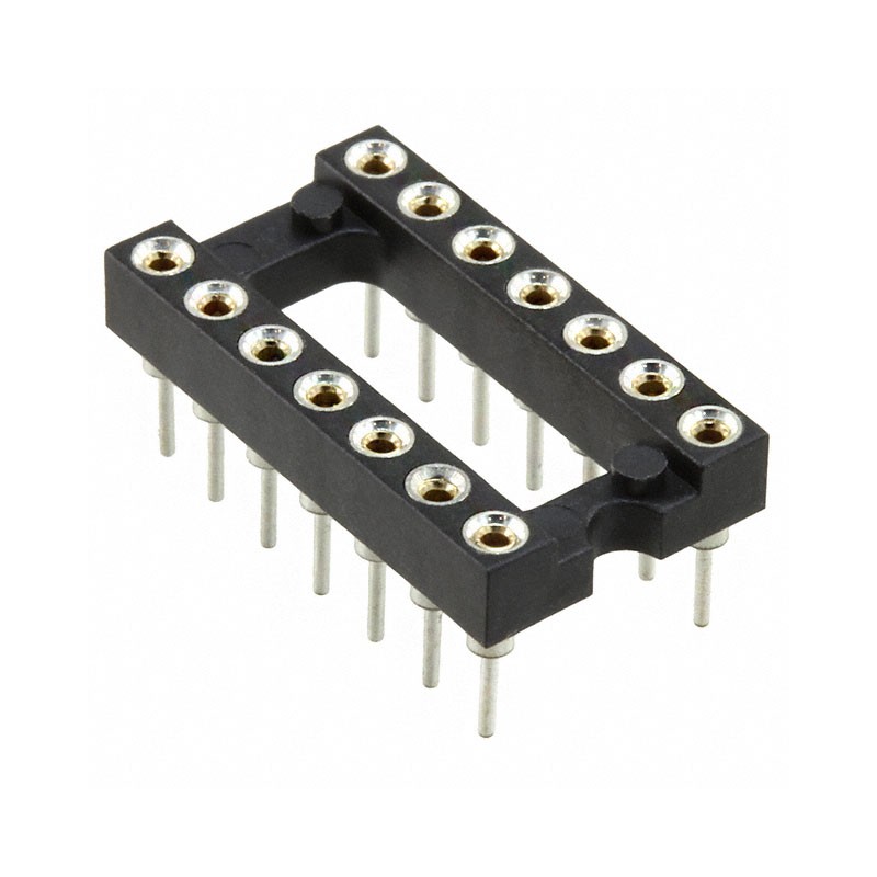 10 pcs : D2814-42 - CONN IC DIP SOCKET 14POS GOLD