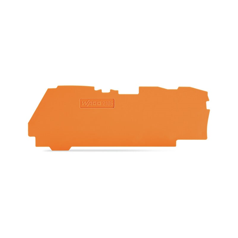 10 pcs : 2106-1392 - END AND INTERMEDIATE PLATE 1 MM