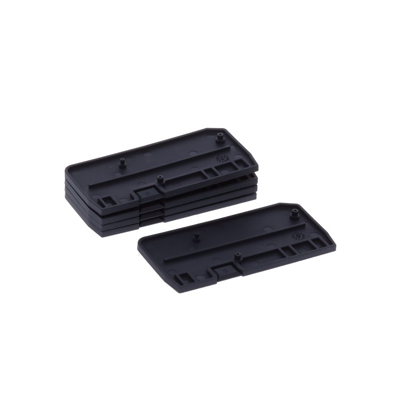 10 pcs : XW5E-P2.5-1.2-1 - CONN TERM BLK END PLATE