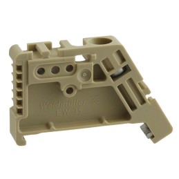 10 pcs : 0383560000 - CONN TERM BLK END BRKT RAIL BG