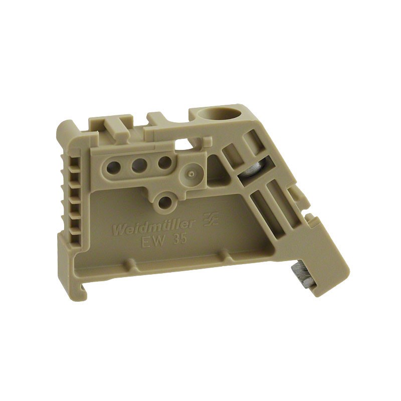 10 pcs : 0383560000 - CONN TERM BLK END BRKT RAIL BG