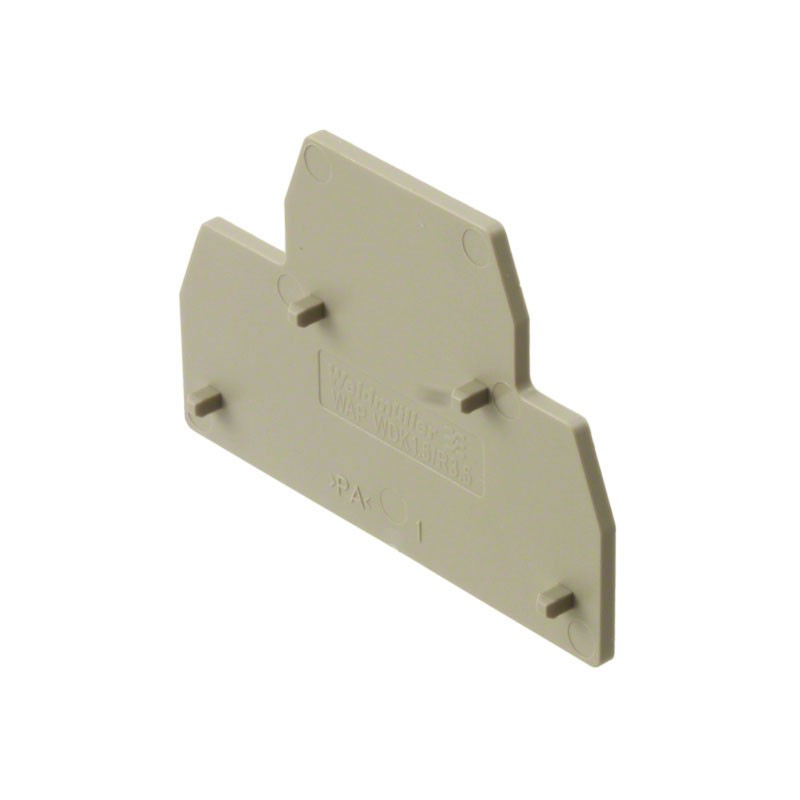 10 pcs : 1754200000 - CONN TERM BLK END PLATE RAIL BG