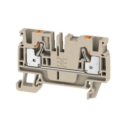 10 pcs : 2051180000 - FEED-THROUGH TERMINAL, PUSH IN,