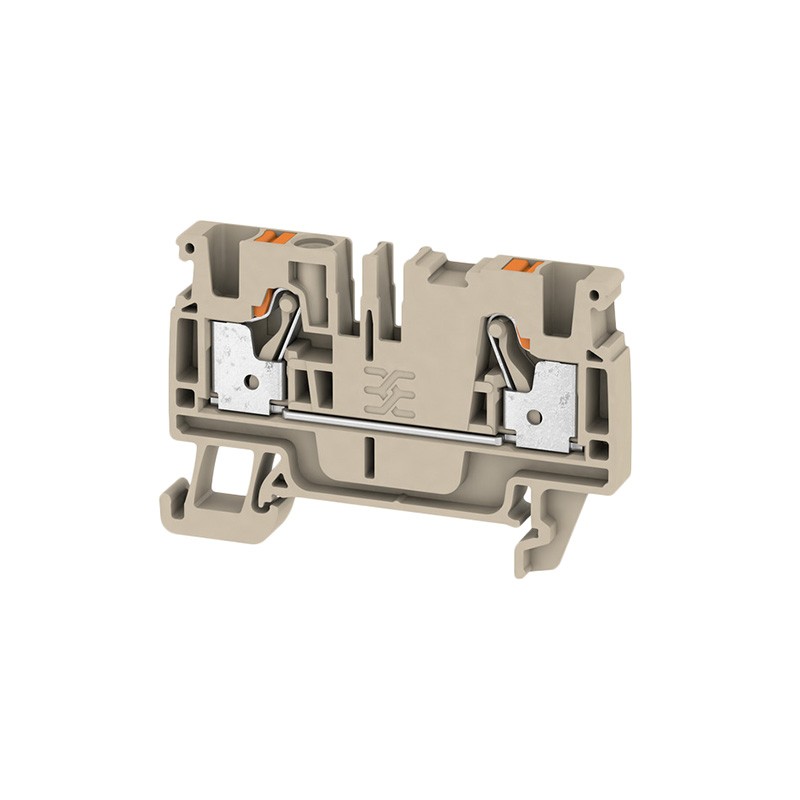 10 pcs : 2051180000 - FEED-THROUGH TERMINAL, PUSH IN,