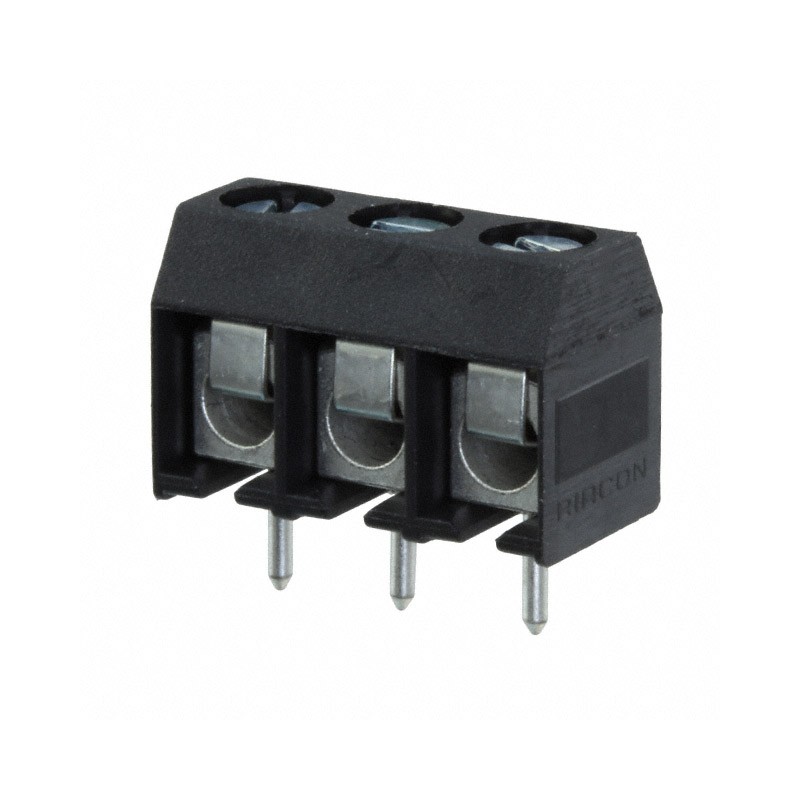 10 pcs : 31101103 - TERM BLK 3P SIDE ENT 5.08MM PCB