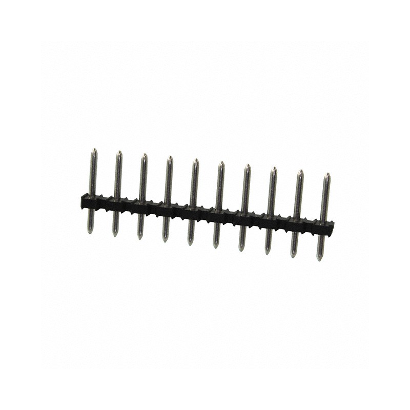 10 pcs : 31224110 - PIN HEADER, VERTICAL, THR, PCB,