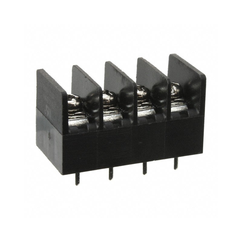 10 pcs : OSTYK21104030 - CONN BARRIER STRIP 4CIRC 0.25'